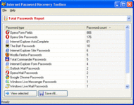 Internet Password Recovery Toolbox screenshot